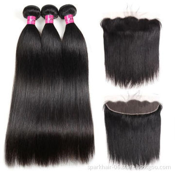 SPARK  hair bundles wholesale virgin brazilian human hair bundle distributors, 100% raw human hair extensions factory